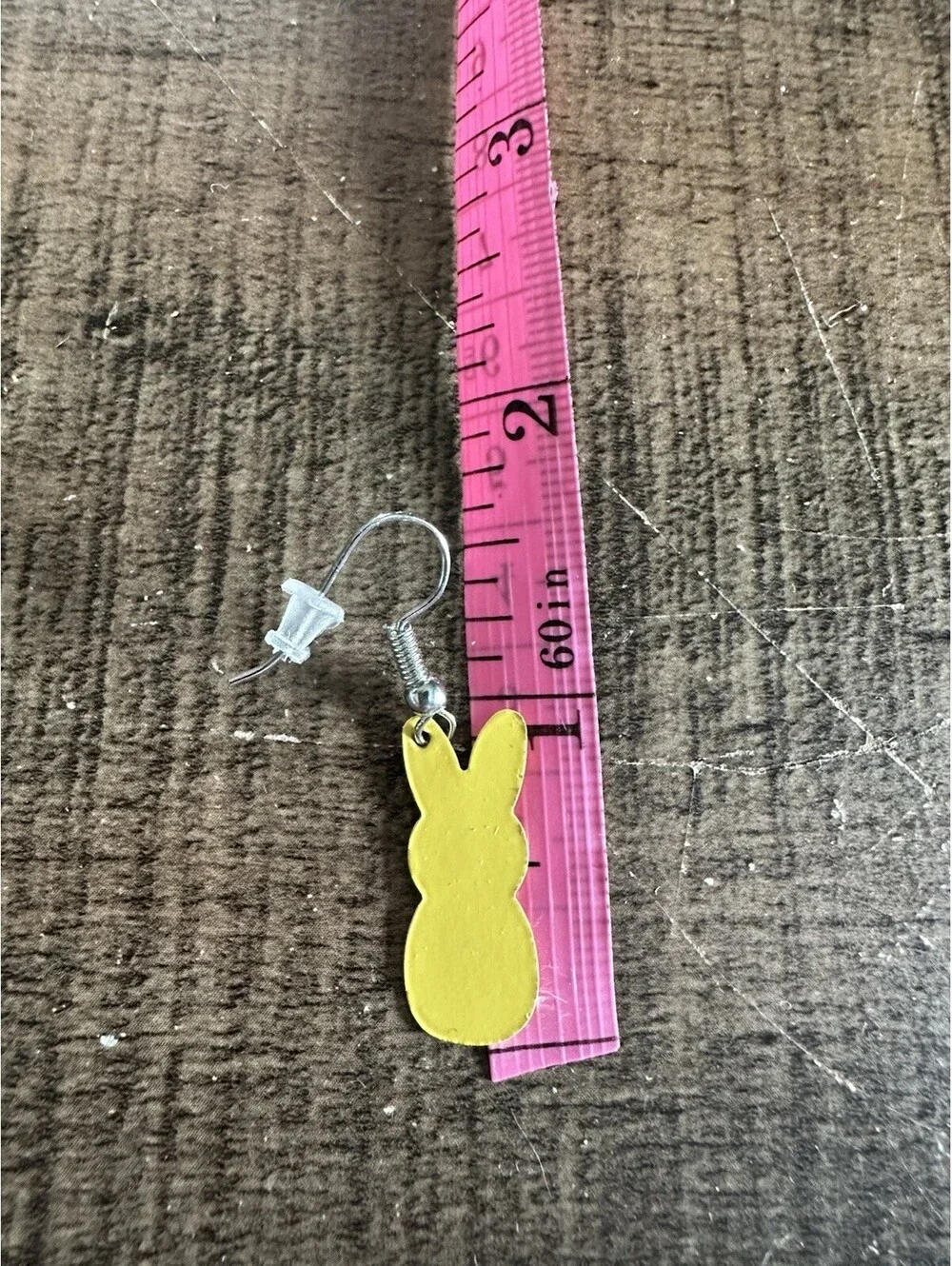Paparazzi Easter Peeps Bunny Dangle Earrings Set of 3 | Yellow Pink Purple